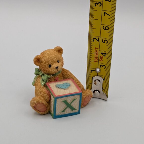 Cherished Teddies Bear with ABC "X" Block (158488X) 1995 - Picture 9 of 10